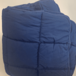BLUE COMFORTER QUILTED 100% POLYESTER - 350gsm MICROFIBER FILLING.