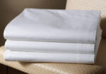 60/40 Cotton- Poly Blend, Percale, T-200 FLAT SHEETS - Colour White