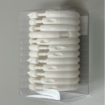 Shower Curtain Hooks; color: White 12 pcs packing