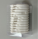 Shower Curtain Hooks; color: White 12 pcs packing